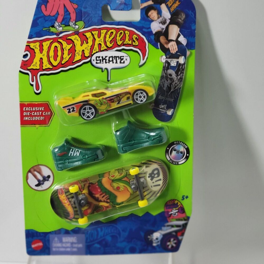 Hot Wheels Skate Metallic GOLD Deck Maximum Leeway Exclusive Diecast Fingerboard